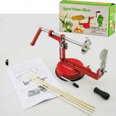 Машинка для резки картофеля спиралью SPIRAL POTATO SLICER